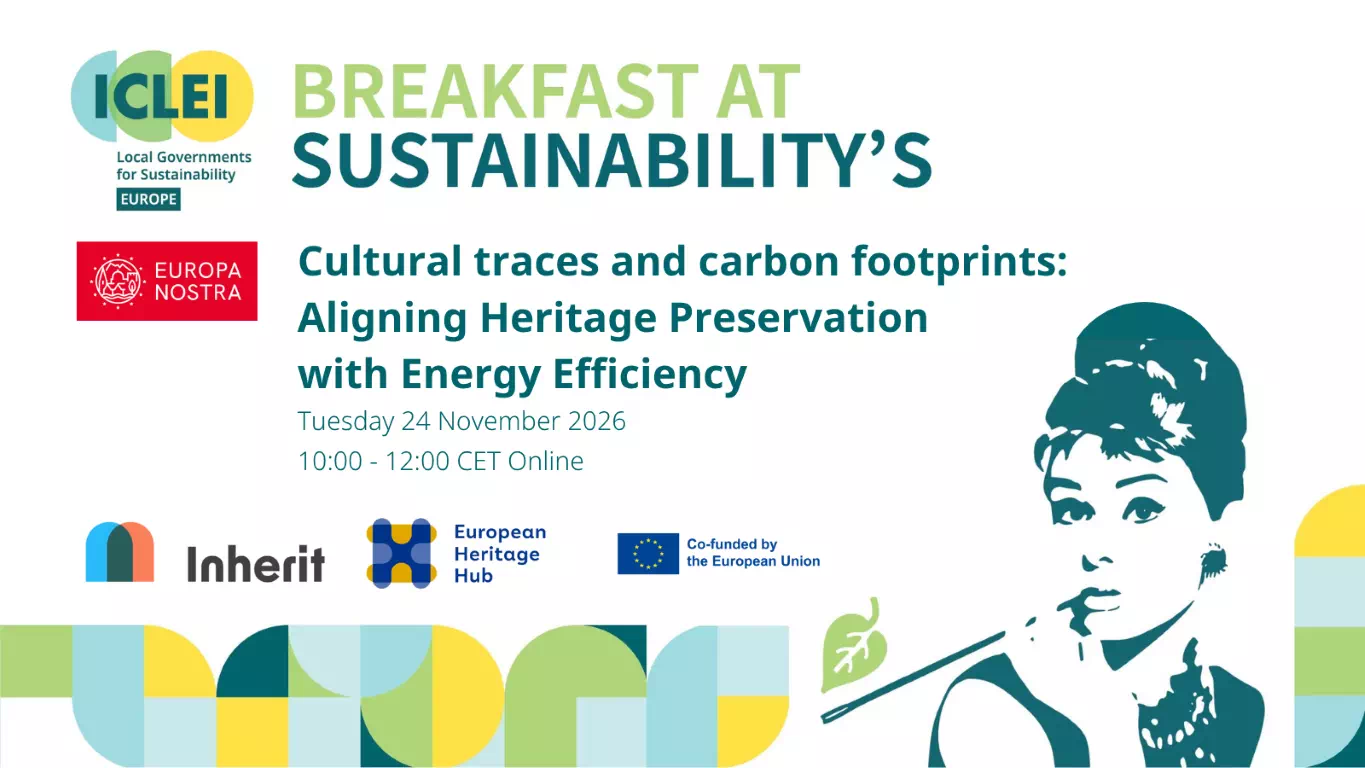 Breakfast at Sustainability's - Cultural traces and carbon footprints: Aligning Heritage Preservation with Energy Efficiency